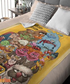 Happy Muppet Show Characters Blanket Fleece Customized Blanket - Image 2