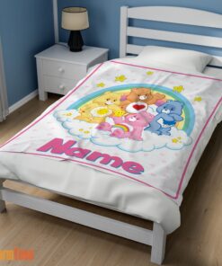 Happy Nelvana The Care Bears Family Fleece Blanket – Customize Blanket - Image 3