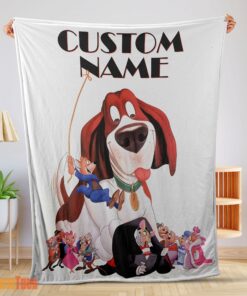 Happy Personalized The Great Mouse Detective With Friends Blanket Fleece Customized Blanket