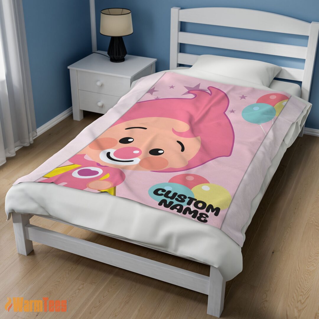 happy-pink-plim-plim-love-blanket-fleece-customized-blanket-mk-02 Happy Pink Plim Plim Love Blanket Fleece Customized Blanket - Image 3