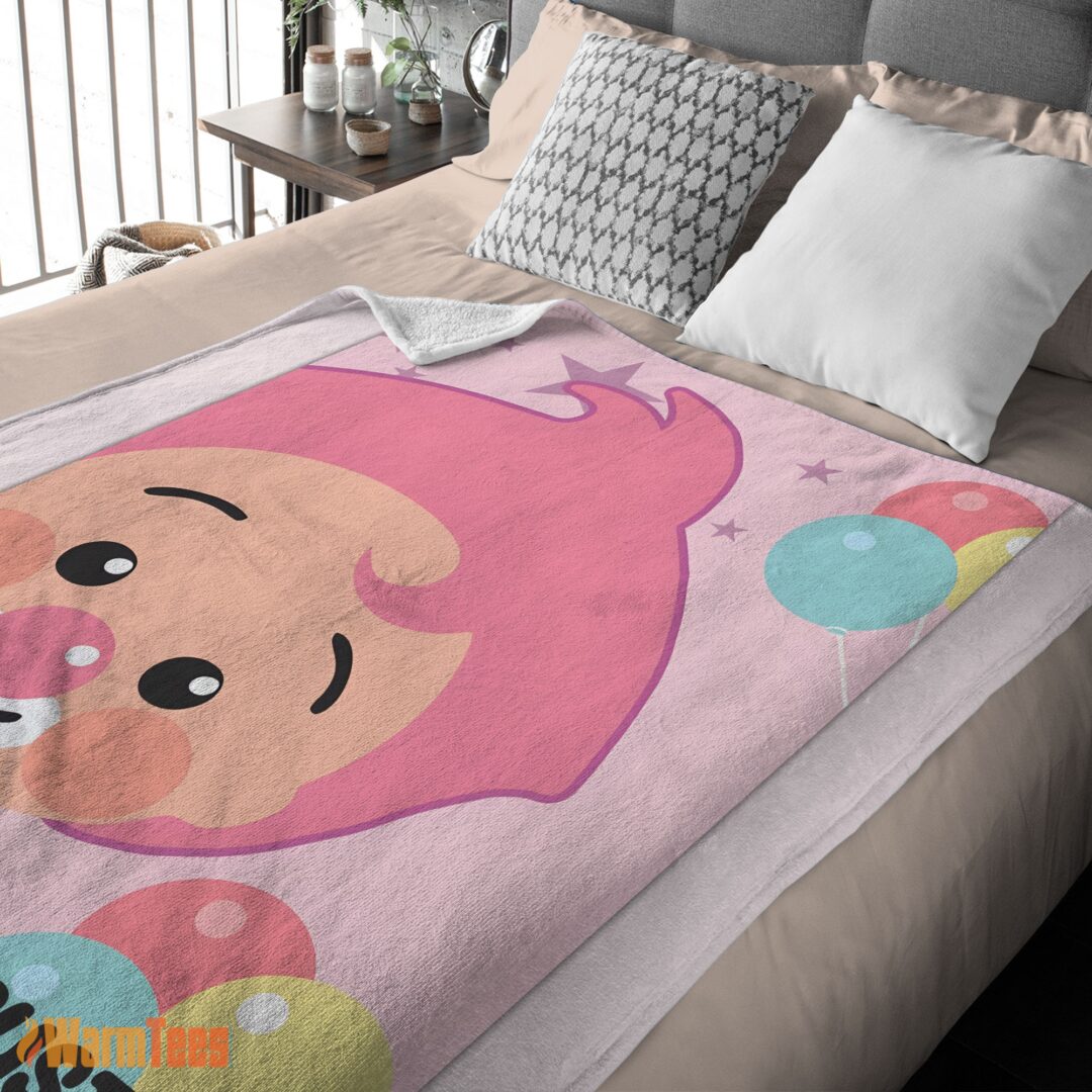 happy-pink-plim-plim-love-blanket-fleece-customized-blanket-mk-03 Happy Pink Plim Plim Love Blanket Fleece Customized Blanket - Image 2