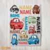 Happy Pixar Cartoon Cars Cute Character Blanket Fleece Customized Blanket