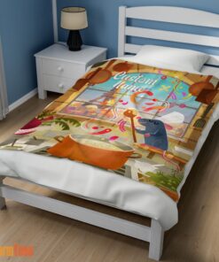 Happy Pixar Ratatouille Warm & Soft Remy Chief Blanket Fleece Customized Blanket - Image 3