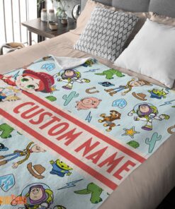 Happy Pixar Toy Story Cowgirl With All Friends Blanket Fleece Customized Blanket - Image 2
