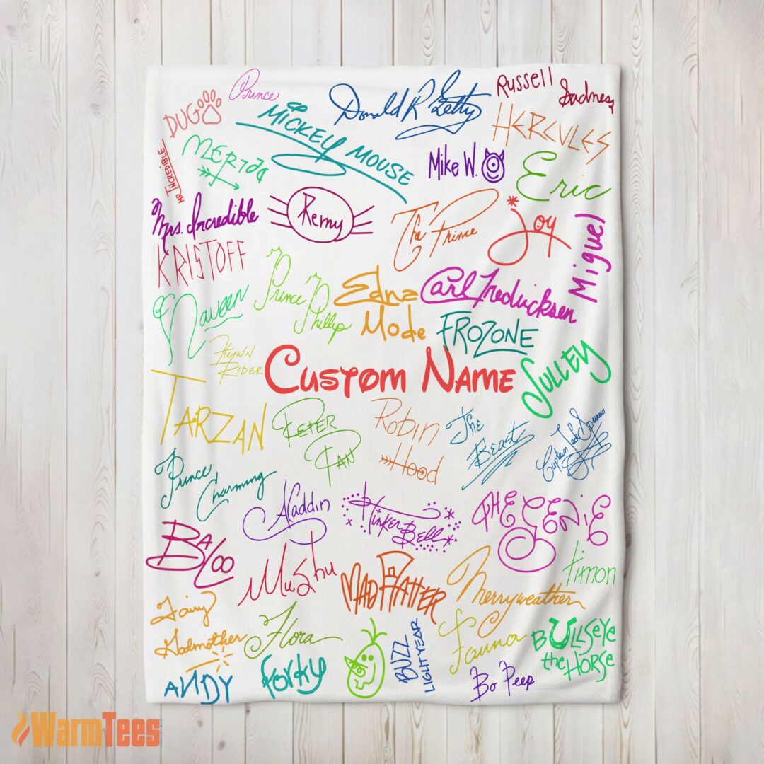happy-playful-hand-writing-typography-vibrant-name-blanket-fleece-customized-blanket-mk-02 Happy Playful Hand Writing Typography Vibrant Name Blanket Fleece Customized Blanket