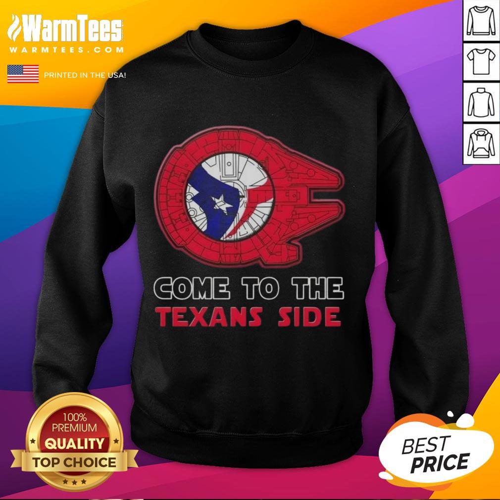 happy-star-wars-come-to-the-houston-texans-side-sweatshirt Happy Star Wars Come to the Houston Texans Side Sweatshirt showcasing a unique design for fans of both franchises.
