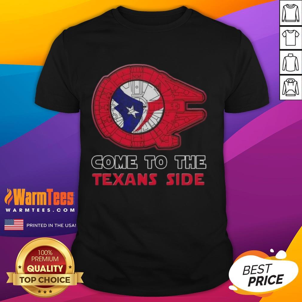 happy-star-wars-come-to-the-houston-texans-side-t-shirt-1 Happy Star Wars Come To The Houston Texans Side T-Shirt featuring a playful design blending Star Wars and Texans team spirit.