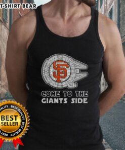 Happy Star Wars tank top for San Francisco Giants fans, featuring a vibrant design celebrating baseball and sci-fi culture.
