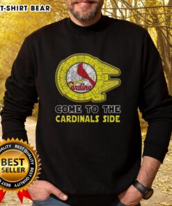 Happy Star Wars Come to the St. Louis Cardinals side sweatshirt featuring a playful design for fans.