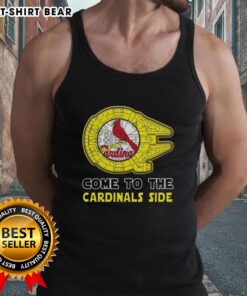 Happy Star Wars Come to the St. Louis Cardinals side tank top featuring a vibrant design for fans.