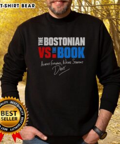 Happy The Bostonian 'Always Forward, Never Straight' Signature Sweatshirt in vibrant colors, perfect for casual wear.