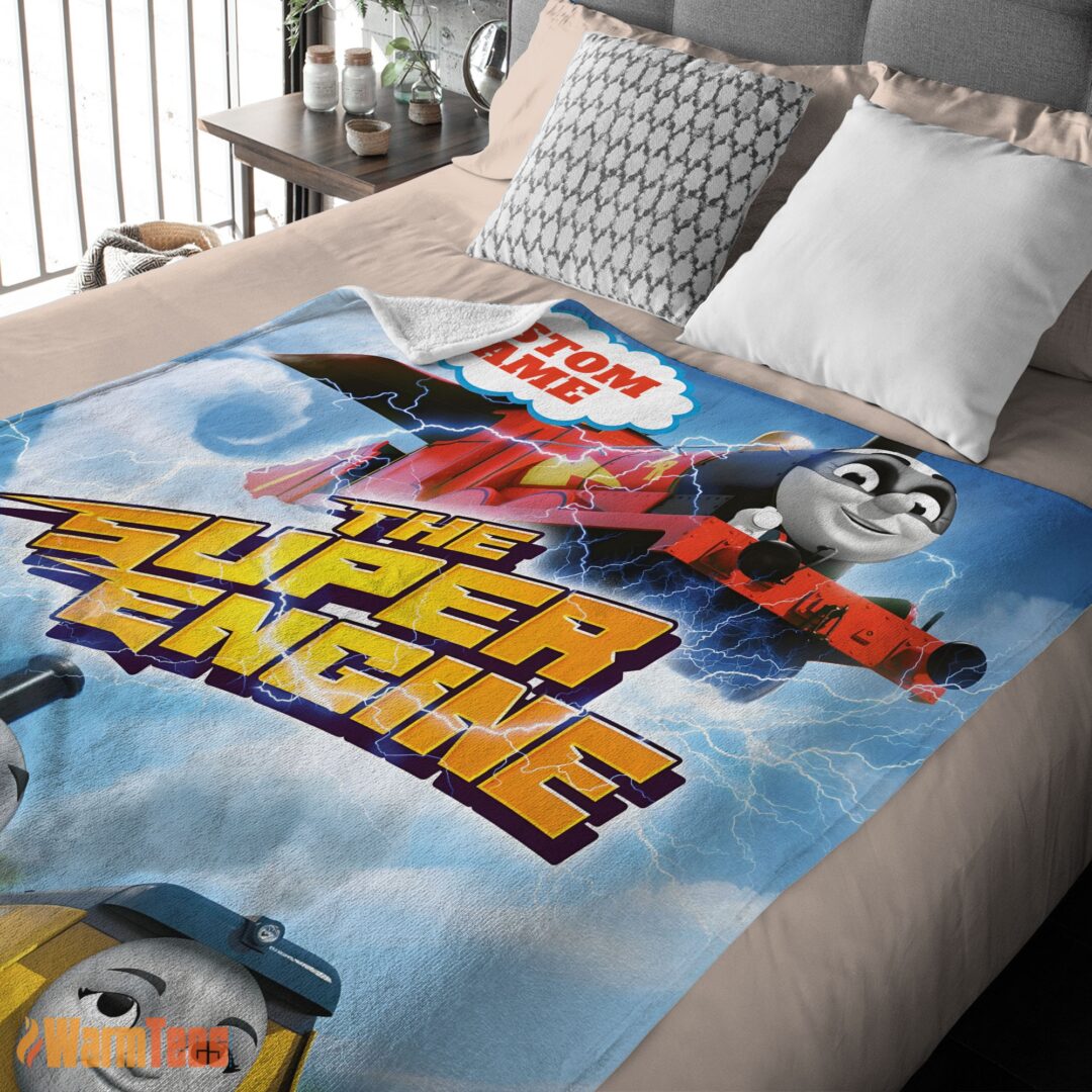 happy-thomas-friends-the-super-engine-poster-fleece-customized-blanket-mk-03 Happy Thomas & Friends The Super Engine Poster Blanket Fleece Customized Blanket - Image 2