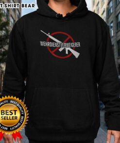 Happy Wehrdienst Verweigern Gun Hoodie featuring a bold design, perfect for expressing individuality and style.