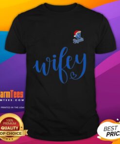 Happy Wifey Kansas City Royals Santa Hat Merry Christmas T-Shirt featuring festive design perfect for holiday cheer.