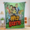 Happy Wild Kratts Adventure Blanket Fleece