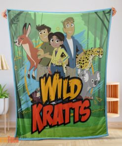Happy Wild Kratts Adventure Blanket Fleece