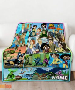 Happy Wild Kratts Creature Adventures Collage Blanket Fleece Customized Blanket - Image 2