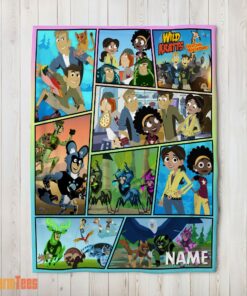 Happy Wild Kratts Creature Adventures Collage Blanket Fleece Customized Blanket