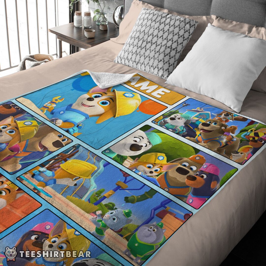 Hot Cartoon PAW Patrol Baby Animals Blanket Fleece Customized Blanket