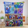 Hot Cartoon Rainbow Friends Roblox Blanket Fleece Customized Blanket