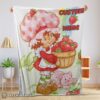 Hot Cartoon Strawberry Shortcake Blanket Customize Blanket