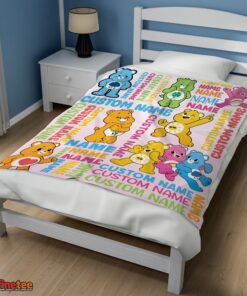 Pretty Cute Care Bears & Friends Blanket Fleece Customized Blanket - Image 3