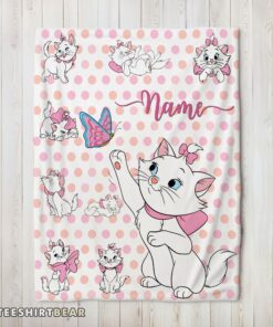 Hot Cute Marie Cat Blanket Fleece Customized Blanket