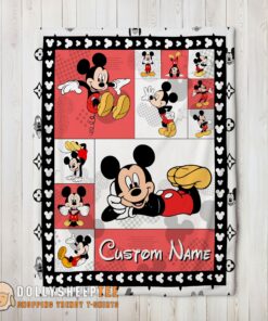 Hot Cute Premium Disney Cartoon Mickey Mouse Blanket Fleece Customized Blanket