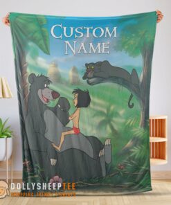Hot Cute Top Disney Cartoon JungleBook Tapestry Blanket Fleece Customized Blanket