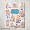 Hot Disney Alice Baking Alice In Wonderland Cake Blanket Fleece Customized Blanket