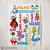 Hot Disney Alice In Wonderland All Character Blanket Fleece Customized Blanket