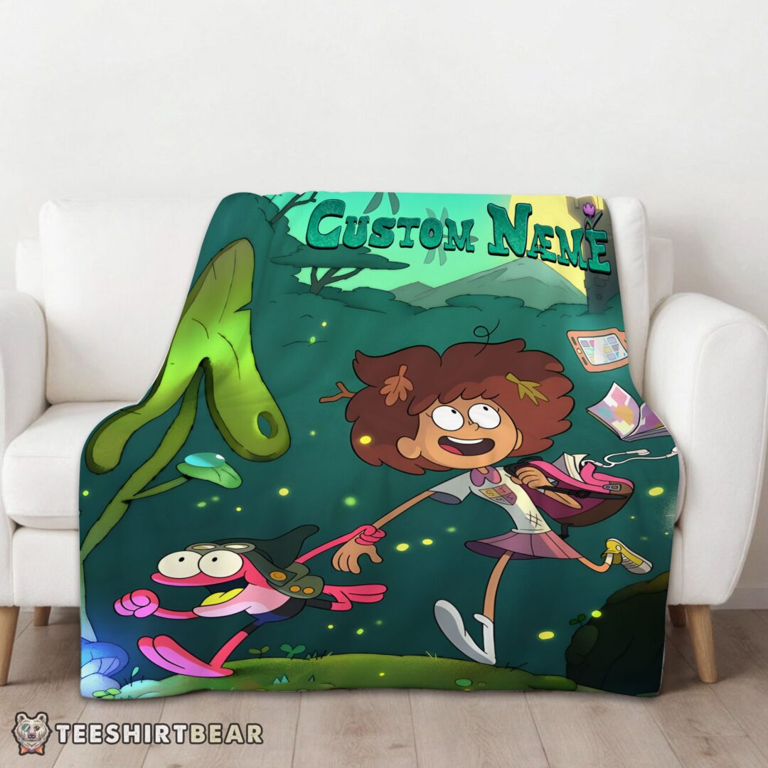 Hot Disney Amphibia Adventure Blanket Fleece Customized Blanket