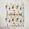 Hot Disney Animal Characters Collage Blanket Fleece Customized Blanket