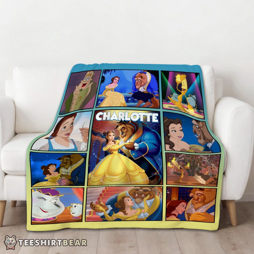 hot-disney-beauty-and-the-beast-mystery-to-love-collage-blanket-fleece-customized-blanket-mk-01 Hot Disney Beauty And The Beast Mystery To Love Collage Blanket Fleece Customized Blanket - Image 3