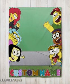 Hot Disney Big City Greens Peeking Family Blanket Fleece Customized Blanket