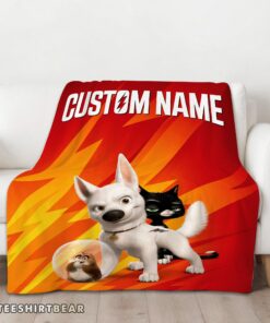 Hot Disney Bolt And Friends Blanket Fleece Customized Blanket - Image 3