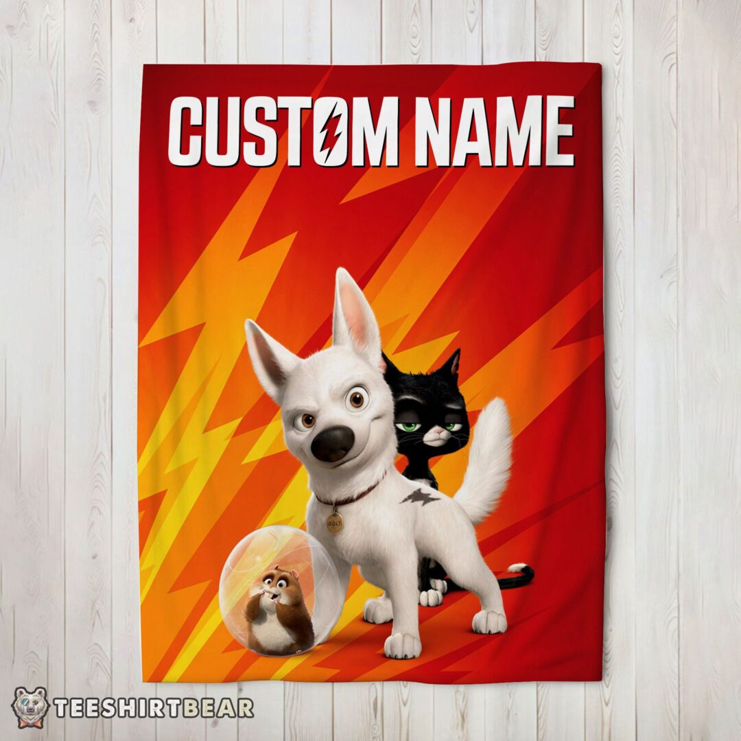hot-disney-bolt-and-friends-blanket-fleece-customized-blanket-mk-02 Hot Disney Bolt And Friends Blanket Fleece Customized Blanket