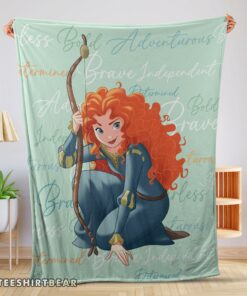 Hot Disney Brave Merida Princess Blanket Fleece