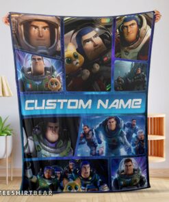 Hot Disney Buzz Lightyear Collage Fleece Customized Blanket