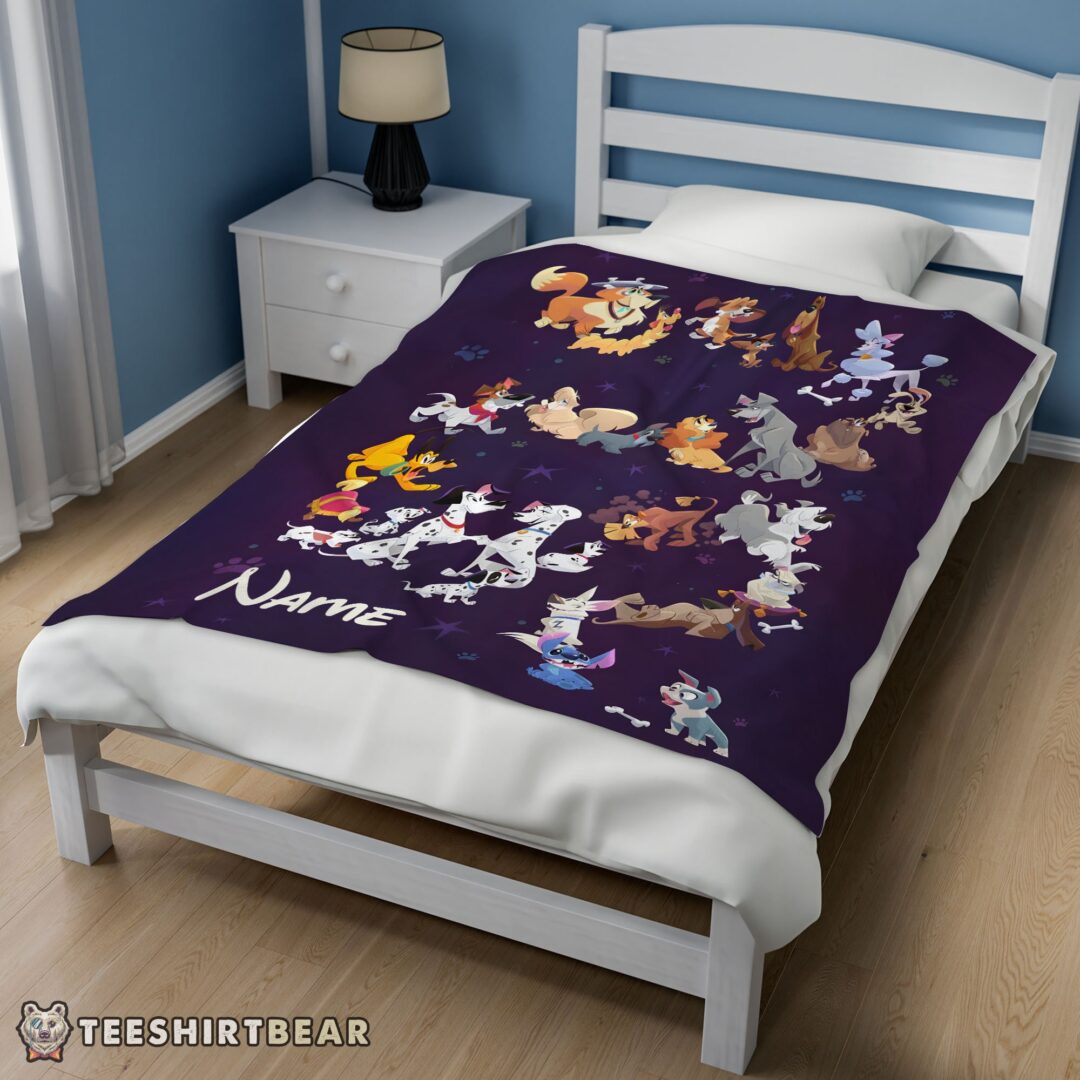 hot-disney-cartoon-all-disney-dog-blanket-fleece-customized-blanket-mk-02 Hot Disney Cartoon All Disney Dog Blanket Fleece Customized Blanket - Image 3