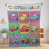 Hot Disney Cartoon Cars With All Friends Blanket Fleece Customized Blanket