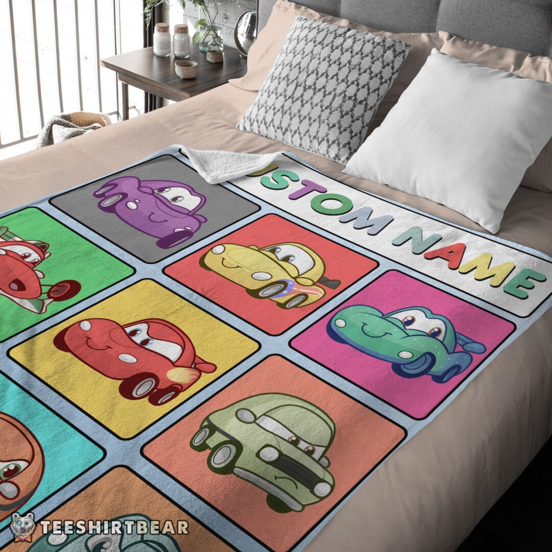 hot-disney-cartoon-cars-with-all-friends-blanket-fleece-customized-blanket-mk-03 Hot Disney Cartoon Cars With All Friends Blanket Fleece Customized Blanket - Image 4