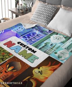 Hot Disney Cartoon Elemental Ember Wade Lutz Clod Blanket Fleece Customized Blanket - Image 4
