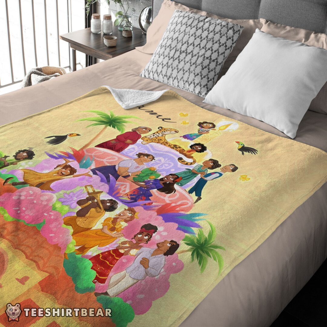 hot-disney-cartoon-encanto-movie-blanket-customize-blanket-mk-01-3 Hot Disney Cartoon Encanto Movie Blanket Customize Blanket - Image 4