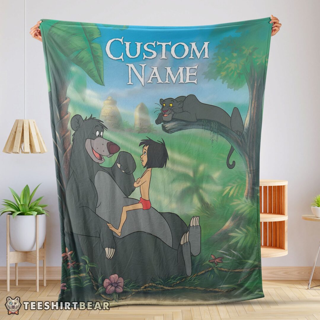 hot-disney-cartoon-junglebook-tapestry-blanket-fleece-customized-blanket-mk-01-1 Hot Disney Cartoon JungleBook Tapestry Blanket Fleece Customized Blanket