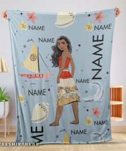 Hot Disney Cartoon Moana Maui Blanket Fleece Customized Blanket