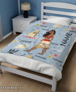 Hot Disney Cartoon Moana Maui Blanket Fleece Customized Blanket - Image 3