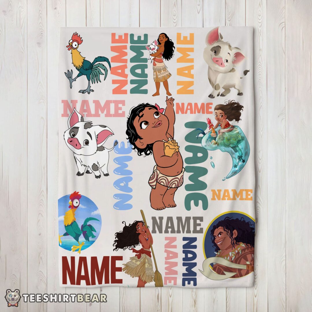 hot-disney-cartoon-moana-with-friends-blanket-fleece-customized-blanket-mk-02 Hot Disney Cartoon Moana With Friends Blanket Fleece Customized Blanket