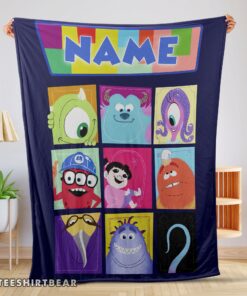 Hot Disney Cartoon Monsters Inc Movie Blanket Customize Blanket