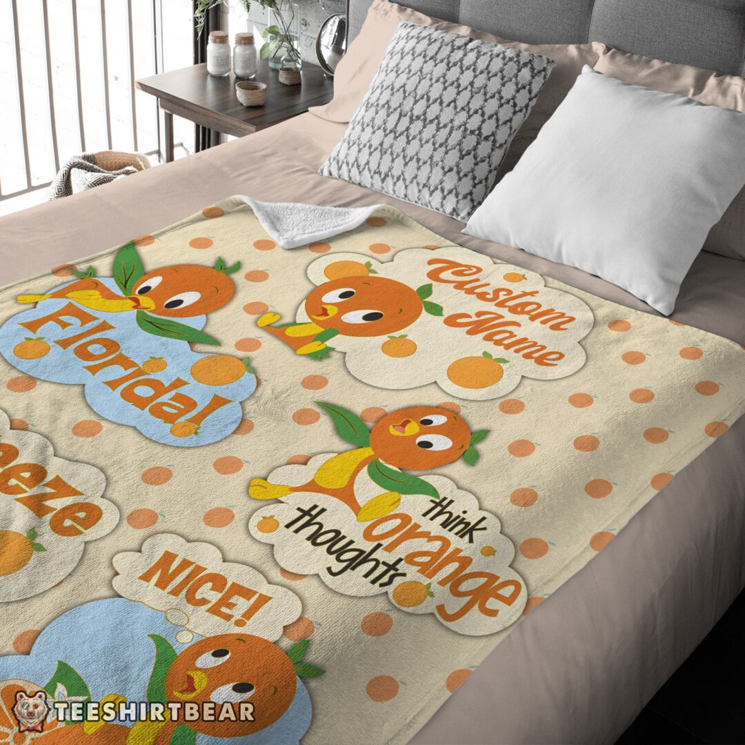 hot-disney-cartoon-orange-bird-cute-blanket-fleece-customized-blanket-mk-03 Hot Disney Cartoon Orange Bird Cute Blanket Fleece Customized Blanket - Image 4